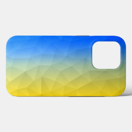 Padrão de malha geométrica azul-ucraniano