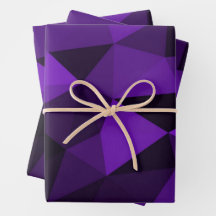 Padrão de malha geométrica preta roxa