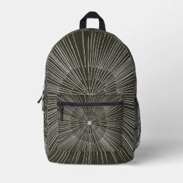 Padrão de Manchas Circulares Brancas em Mochilas P
