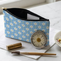 Padrão de Margarida Cottagecore Nome Personalizado