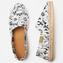 Padrão de margarida negra e branca africana