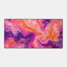 Padrão de Mármore Roxo Laranja Roxo