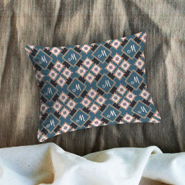 Padrão de Monograma Geométrico Moderno