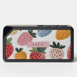 Padrão de morango de Fruta branca personalizado