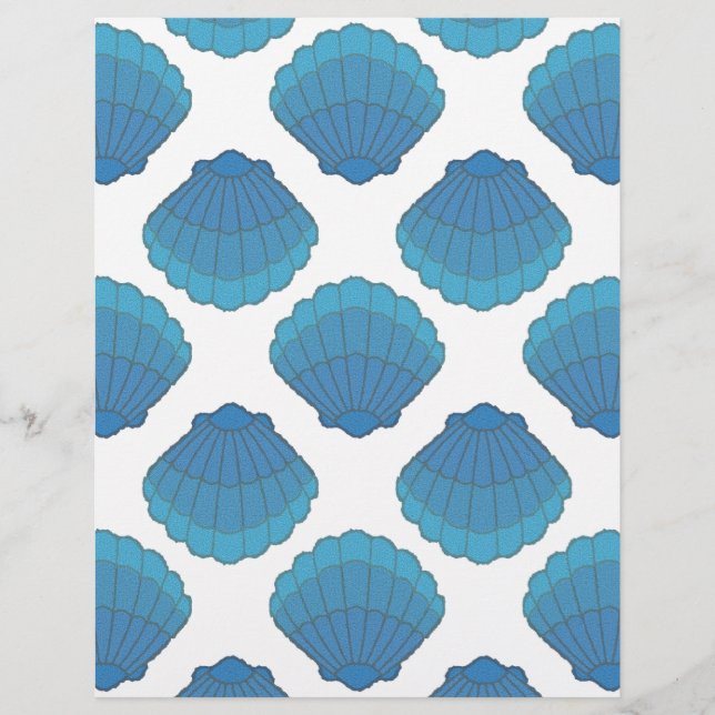 Padrão de Mosaico da Caça Azul (Frente)