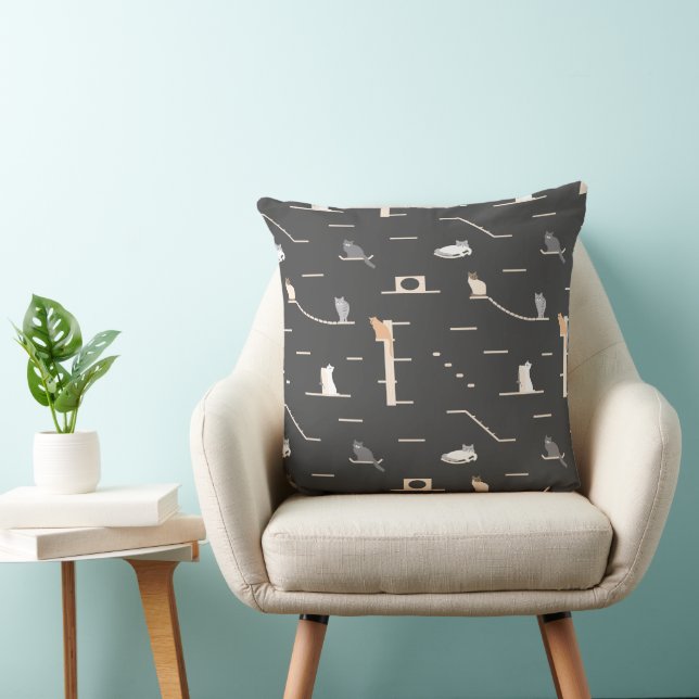 Padrão de Móveis Modernos para Gatos Almofada de L (Cadeira)