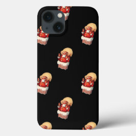Padrão de Natal Antigo, Papai Noel Alegre