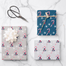 Padrão de Natal de Bengalas e Flocos de Neve de Fr