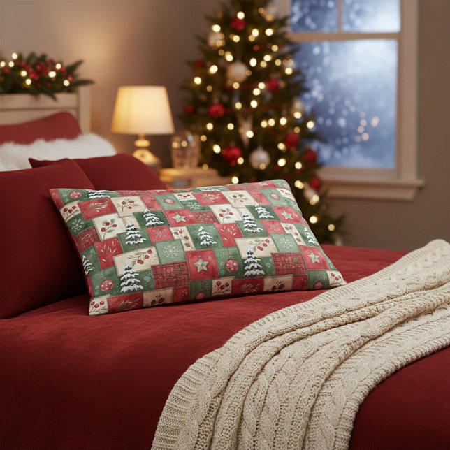 Padrão de natal em patchwork country (Criador carregado)