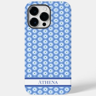 Padrão de Olhos mau Suave Nome Azul Grego Amulet