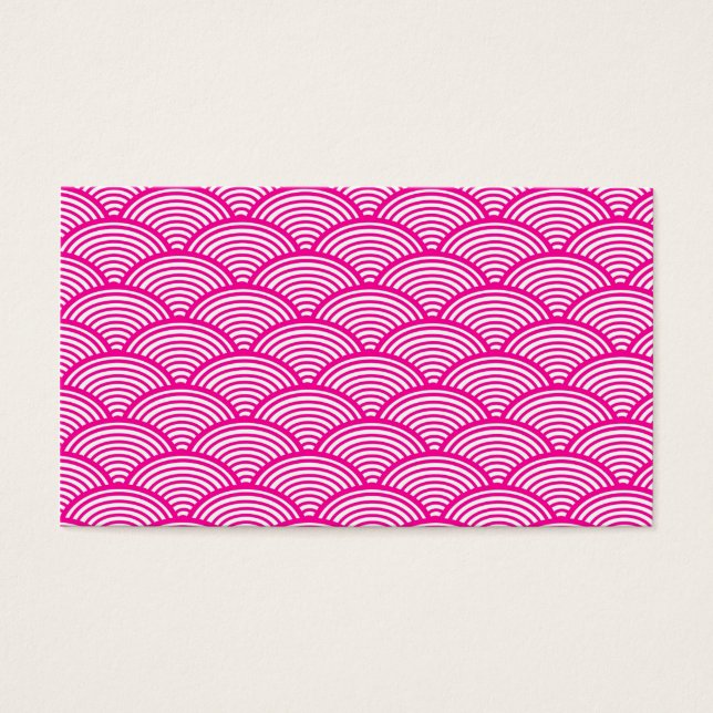 Padrão de Onda Japonesa Rosa-hipster (Frente)