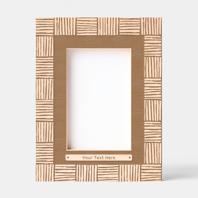 Padrão de Onda Moderna com texto (Front)