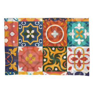 Padrão de Ornamentado de Azulejos de Vintagem Geom