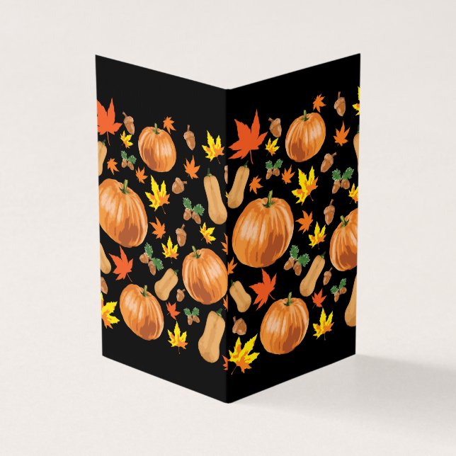 Padrão de Outono Laranja Abóbora (Exterior)