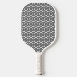 Padrão de Oval Branca de Cinza Moderna Chic