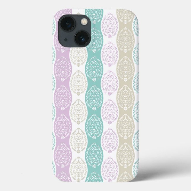 Padrão de Ovo de Páscoa de Pastel - Design de Feri (Verso)