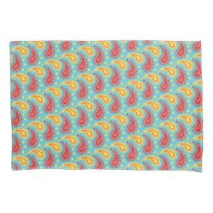 Padrão de Paisley Persa do Laranja-Turquesa Orien