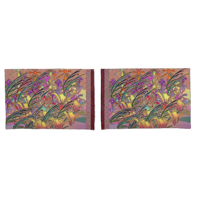 Padrão de Par do Jardim da Flor Exótica (Frente - conjunto)
