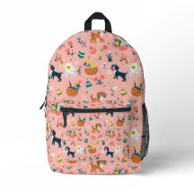 Padrão de Páscoa de Cachorro Cortado a Rosa