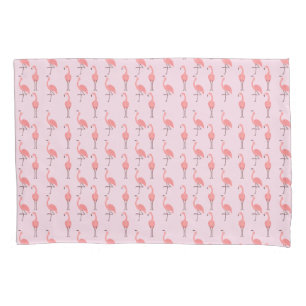 Padrão de pássaro de flamingo rosa aleatório
