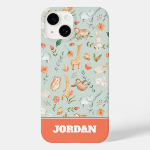 Padrão de Pastel de Bebê-Teal-Cute