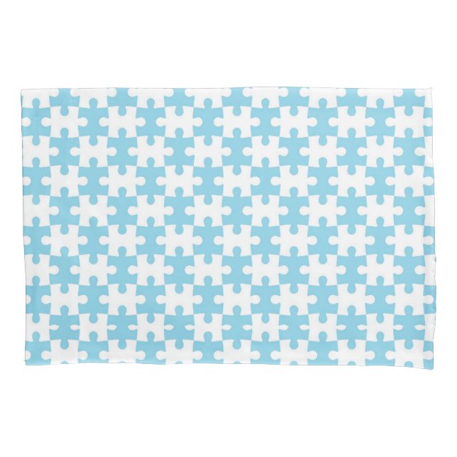 Padrão de peça de Quebra-cabeça de pintura azul cl (Frente)