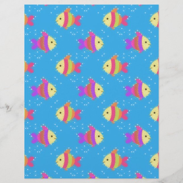 Padrão de peixes de natação (Frente)