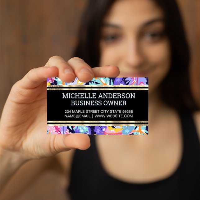 Padrão de pena colorido | OURO (Criador carregado)