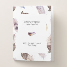 Padrão de penas de teste de aquarelas