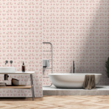 Padrão de Peônia Rosa e Rosa