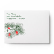 Padrão de Pino Azul Verde Personalizado Envelope V