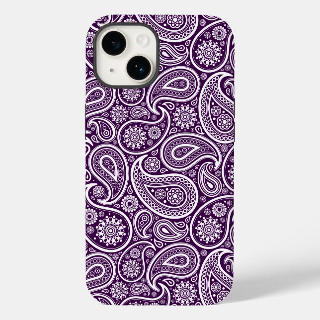 Padrão De Pista Retro Roxo (Verso)