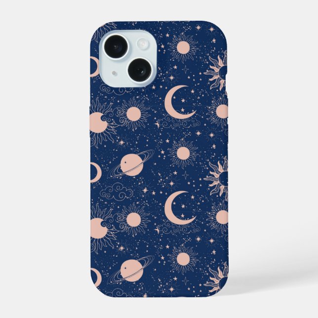 Padrão de Planetas e Estrelas (Verso)