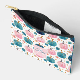 Padrão de queda de abóbora de aquarela