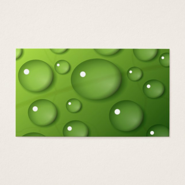 Padrão de Raindrop Verde (Frente)