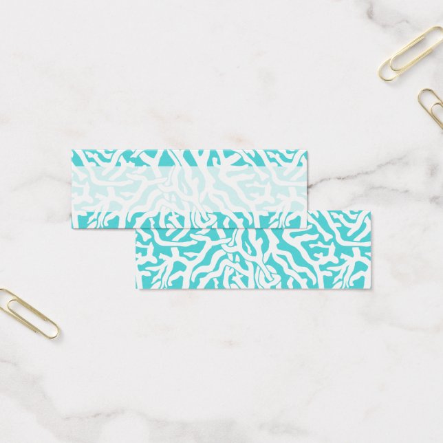 Padrão de recife de coral de praia azul-marinho (Escritótio)