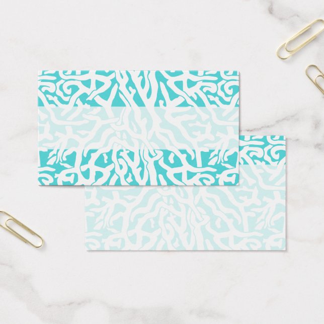 Padrão de recife de coral de praia azul-marinho (Escritótio)