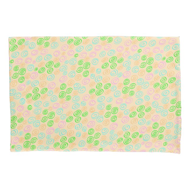 Padrão de Redemoinho em Tons Terrosos (Frente)