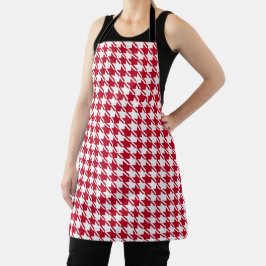 Padrão de repetição do Red Houndstooth