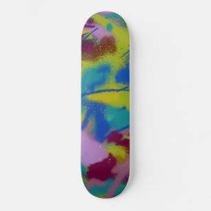 Padrão de Spray de Tinta Grunge Skateboard