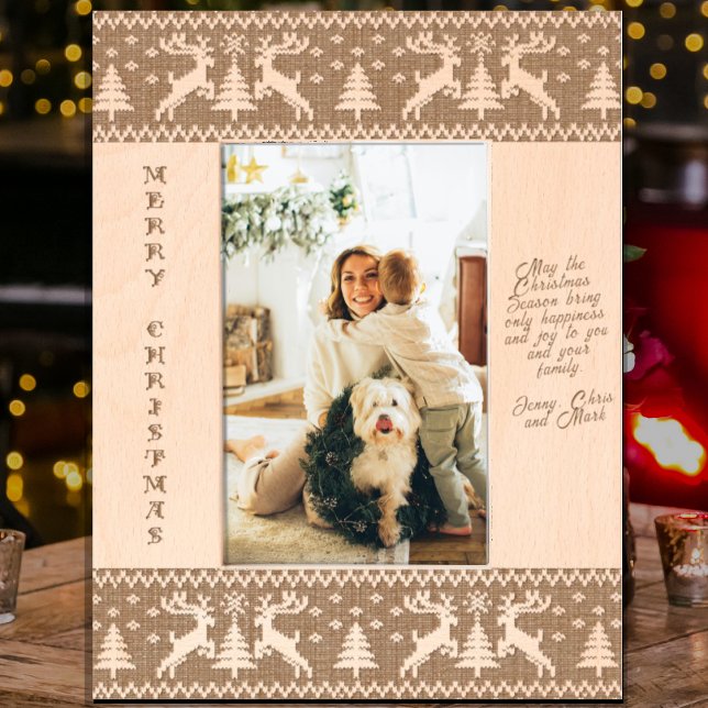 Padrão de suéter de jersey de renas de Natal (Criador carregado)