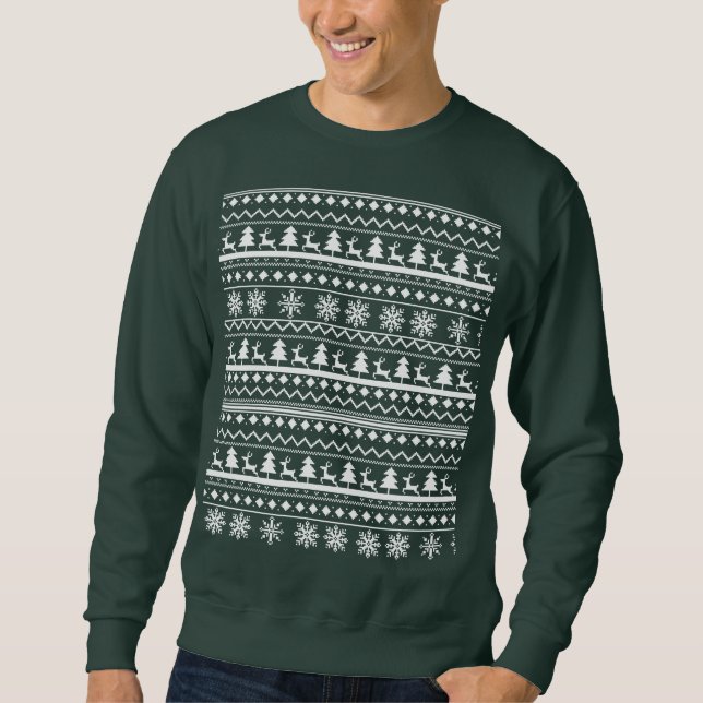 Padrão de Suéter de Natal Clássico (Frente)