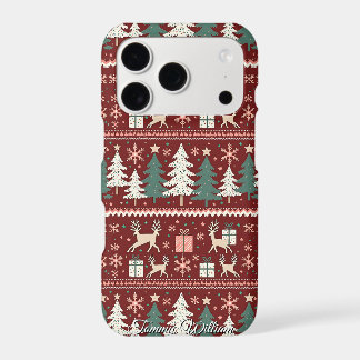 padrão de suéter de natal feio e bonito