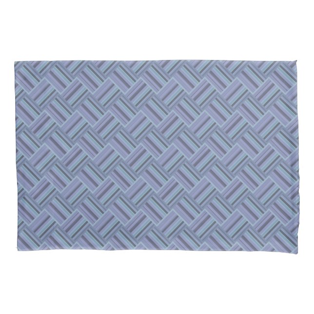 Padrão de tecelagem diagonal de cinza azul (Frente)