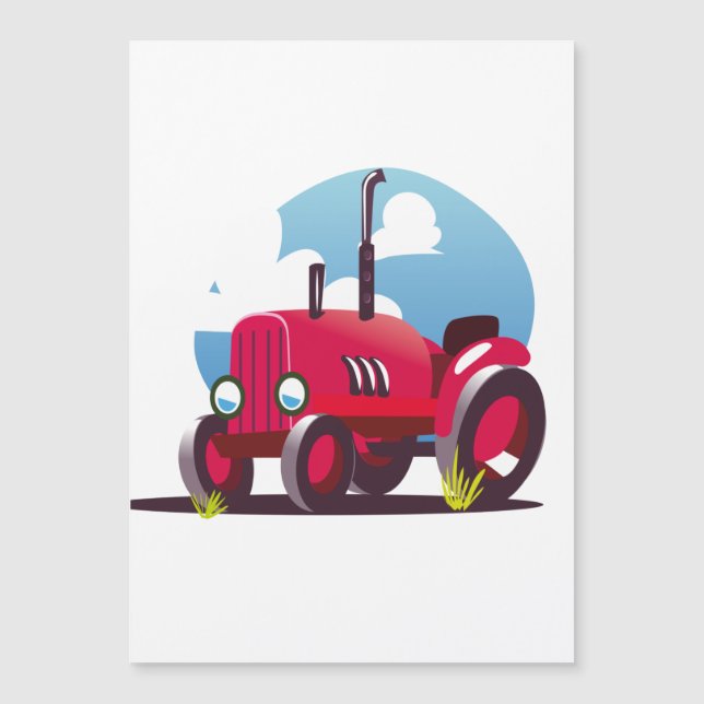 Padrão de Trator (Fundo Azul) (Frente)