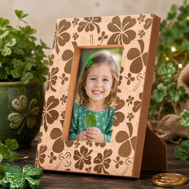 Padrão de Trevo de Quatro Folhas Shamrock (Criador carregado)