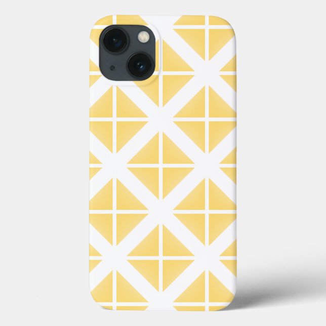 Padrão de triângulo de tendência amarelo (Verso)