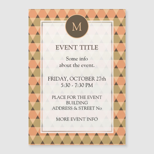 Padrão de triângulos (Frente)