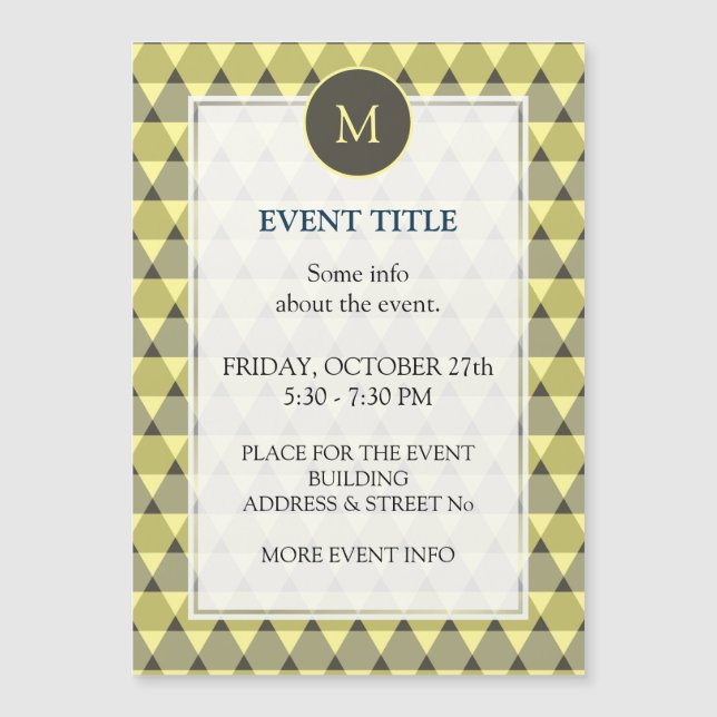 Padrão de triângulos (Frente)