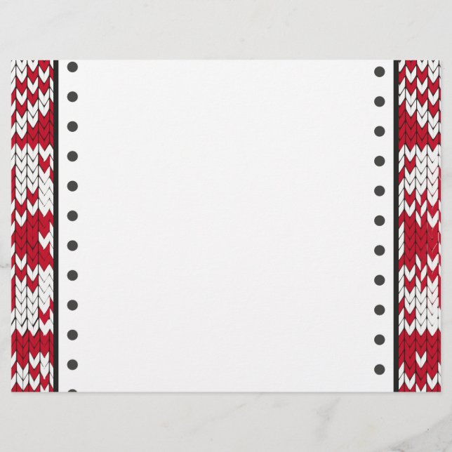 Padrão de tricô de Natal (Frente)